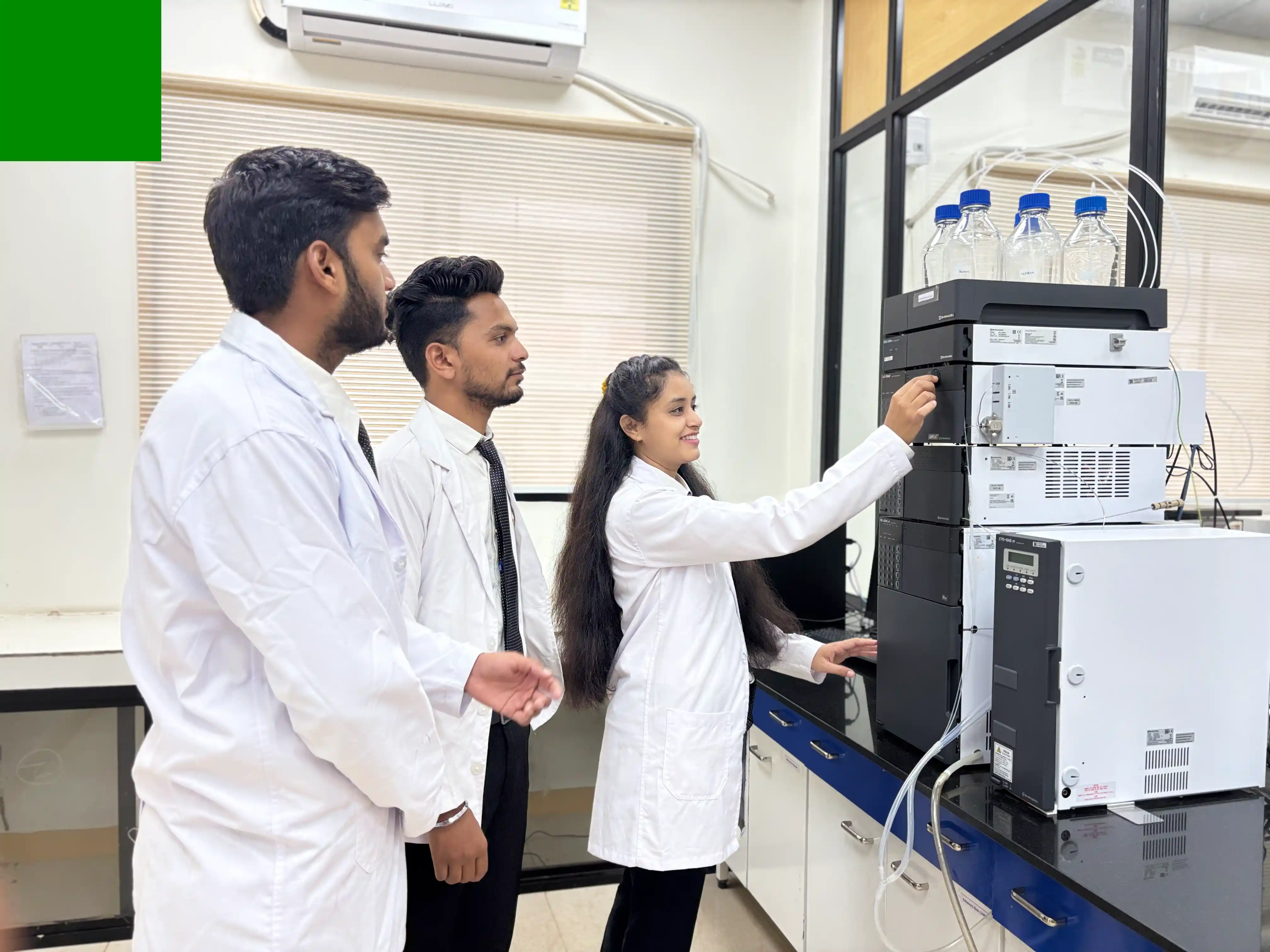 M.Pharm students in indore
gaining industry exposure 